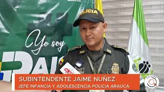 POLICIA INFANCIA EN ARAUCA DIO RECOMEDACIONES A LOS PADRES DE FAMILIAS PARA PROTEGER A LOS MENORES [upl. by Callista108]