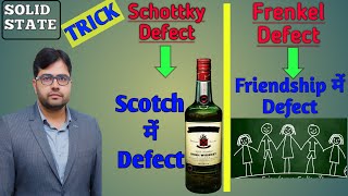 Trick for Schottky amp Frenkel defect defects in solid trick solid state for neet jee iit jam board [upl. by Ariadne]