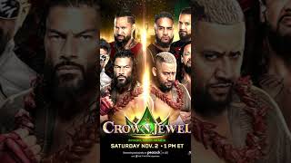 Roman Reigns amp The Usos vs The Bloodline Confirmed For The WWE Crown Jewel 2024 🔥 [upl. by Launcelot207]