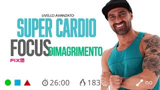 Esercizi Cardio Per Dimagrire Ad Alta Intensità  Workout Brucia Grassi [upl. by Mak]