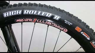 Test Maxxis Minion DHR II u HighRoller IIby RALLE K [upl. by Kcirrad563]