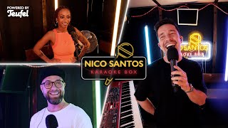 Mark Forster singt Sonnenschein amp erkennt er Nura direkt  Nico Santos Karaoke Box by Teufel [upl. by Soph]