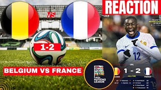 Belgium vs France 12 Live Stream Nations League Football Match Score 2024 Highlights Bleus Direct [upl. by Zitvaa]