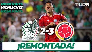 HIGHLIGHTS  México vs Colombia  Amistoso Internacional  TUDN [upl. by Elmer]