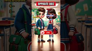 Can You Guess The Opposite Word Ultimate Antonym Challenge quiz trivia antonyms [upl. by Loferski244]