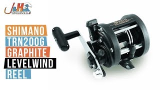 Shimano TRN200G Graphite Levelwind Reel  JampH Tackle [upl. by Ydnys]