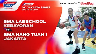 SMA LABSCHOOL KEBAYORAN VS SMA HANG TUAH 1 JAKARTA [upl. by Aisak121]