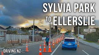 Driving New Zealand Auckland  Sylvia Park to Ellerslie [upl. by Eelegna]