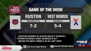 Farm Bureau Game of the Week Preview Ruston vs West Monroe [upl. by Nikki]