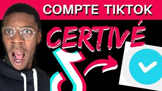 Comment être CERTIFIÉ sur Tiktok [upl. by Rehpitsirhc546]