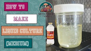 How to make liquid culture medium Mushroom cultivation [upl. by Annawak813]