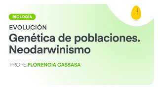 Genética de poblaciones Neodarwinismo  Biología  Evolución  V3  Egg Educación [upl. by Aridan]