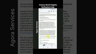 Amazon Brand Registry With Trademark Application Number Verification Code [upl. by Dirfliw443]