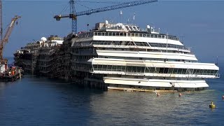 AMAZING VIEWS at Costa Concordia as it looks today  April 2014 [upl. by Akenot]