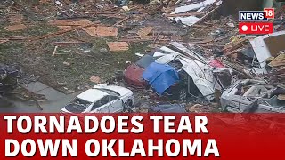 Oklahoma Tornado Live  Oklahoma Storms Leave Thousands Without Power Amid Tornado Strikes  N18G [upl. by Jallier]