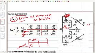 تحليل انظمة P حذف النودات matrix partitioning باستخدام الحاسبة [upl. by Toby]