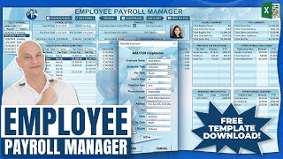 How To Create A Complete Employee Payroll In Excel  FREE DOWNLOAD [upl. by Anuqahs]