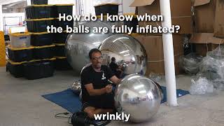 FAQ  How Do I Know When the BIG Shiny Balls are Fully Inflated [upl. by Trella925]