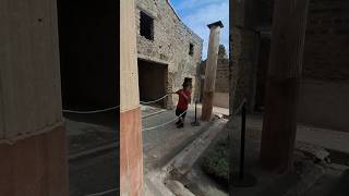 The dining room of the Casa del Frutetto at Pompeii realarchaeology archaeology [upl. by Alyose]