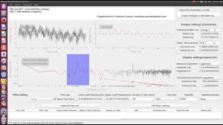 usage of the quotFIR and FFTquot 1 Band pass filtre with sample data [upl. by Haberman]