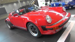 Porsche 911 Carrera 32 Speedster Retro Classics 2019  Stuttgart [upl. by Arahk]