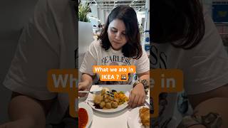 What we ate in IKEA🍱🧐 ikeafood ikeavlog swedishfood [upl. by Demmahom]