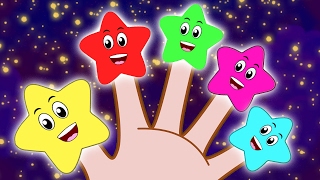 Star Finger Family And Many More Finger Family Songs [upl. by Aitnwahs]