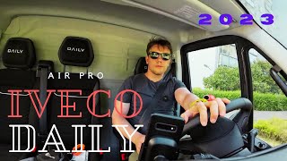 Test Iveco Daily 2023 AirPro 23 l 156 KM 8A [upl. by Rorke784]