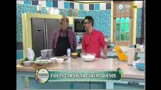 Moñitos verdes con salsa cuatro quesos Parte 1 [upl. by Cinomod]