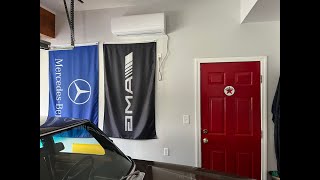 Installing a Mini Split in the wall of my Garage [upl. by Gnuh222]