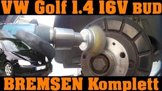 VW Golf 5  Bremsscheiben und Bremsbeläge NEU 🔧🔧🔧 [upl. by Fairlie893]