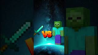 diamond sword vs minecraft mobsminecraft enchanted shorts [upl. by Catherin]