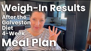 Week 4 Meal Plan RESULTS  My Galveston Diet Journey [upl. by Nnaeerb]