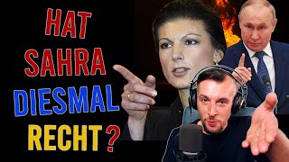 Sahra Wagenknecht über Russland Ukraine Krieg und Wladimir Putin [upl. by Adnylam]