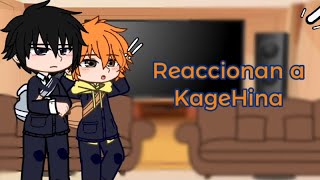 HinataKageyama react to KageHina CortoMi aukagehina 🧃🍊 [upl. by Nnor]