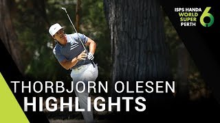 Thorbjorn Olesen Round 3 Extended Highlights  2018 World Super 6 Perth [upl. by Tilly]