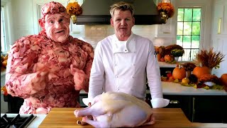 Gordon Ramsay cooks a Turkey With Turkey Tony [upl. by Fabi]