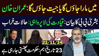 Imran Khan and Bushra Bibi Statement  23 Date Important  Imran Riaz Khan VLOG [upl. by Anniahs]