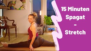 15 Minuten Spagat Stretching Spagat Challenge Tag 15 [upl. by Alroy]