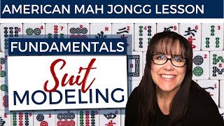 American Mah Jongg Lesson Fundamentals 4 Suit Modeling mock card [upl. by Neehar]