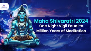 Maha Shivaratri 2024 One Night Vigil Equal to Million Years of Meditation [upl. by Ayatahs]