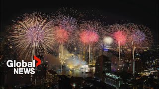 New Years 2023 countdown celebrations around the world  Part 1 [upl. by Nekal]