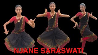 njane Saraswati song dance cover  by hanu [upl. by Grefer]