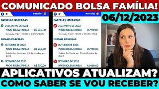 💸BOLSA FAMÍLIA DEZEMBRO ATUALIZAÇÃO DO APLICATIVO – COMO CONSULTAR SE VOU RECEBER NESTE MÊS [upl. by Aveneg628]