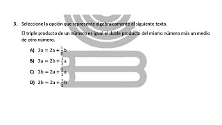 Pregunta 3 Matemáticas Guía EXACER COLBACH 2024 [upl. by Obel955]