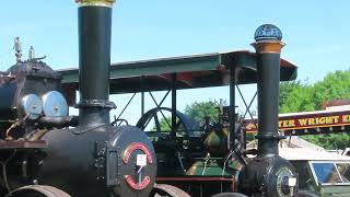 Steam Traction Engines at the Shillingstone Three Oakfords Rally Dorset 2022 [upl. by Becki]