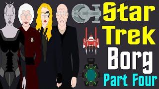 Star Trek History of the Borg Part 4 of 4  Picard S1 Spoilers [upl. by Ahsiemac]