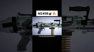 M240B How This Powerful Machine Gun Works  Quick Breakdown [upl. by Akinod788]