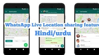 whatsapp live location trackingTrack your friend in whatsapp [upl. by Anehsuc258]