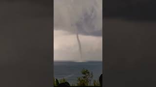 Have you ever seen such a huge waterspout 😱😱🌩️🌪️🌪️🌪️ [upl. by Suivatnod]